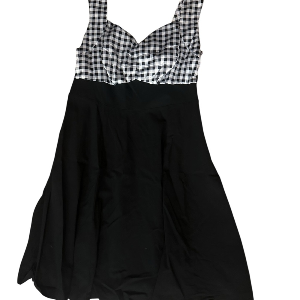 Torrid Monochrome Checkered Dress